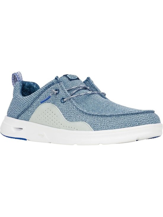 Mens Cloud Blue Sargasso Blue Wally Hey2O Mesh Lightweight Comfort Slip On Shoes